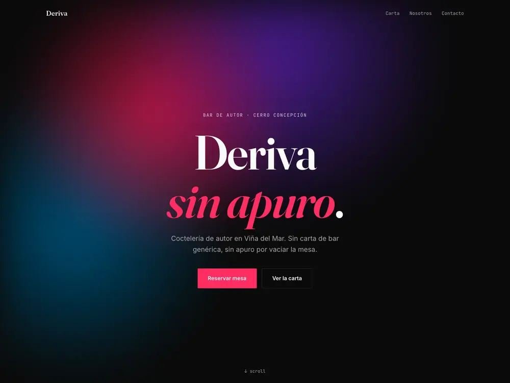 Portada de Deriva
